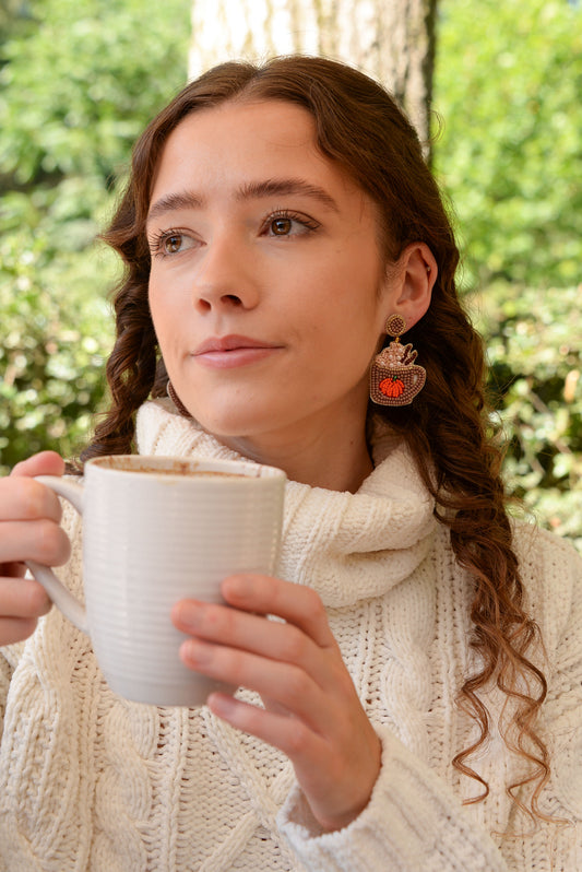 PUMPKIN SPICE EARRINGS