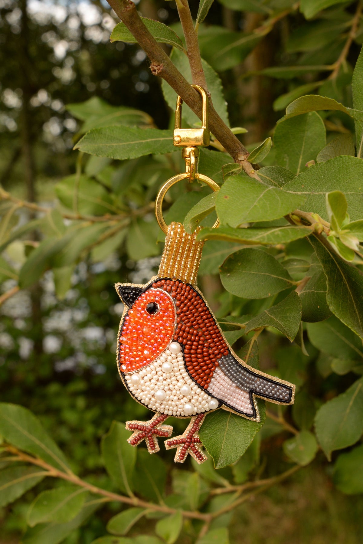 ROBIN KEYRING/BAG CHARM