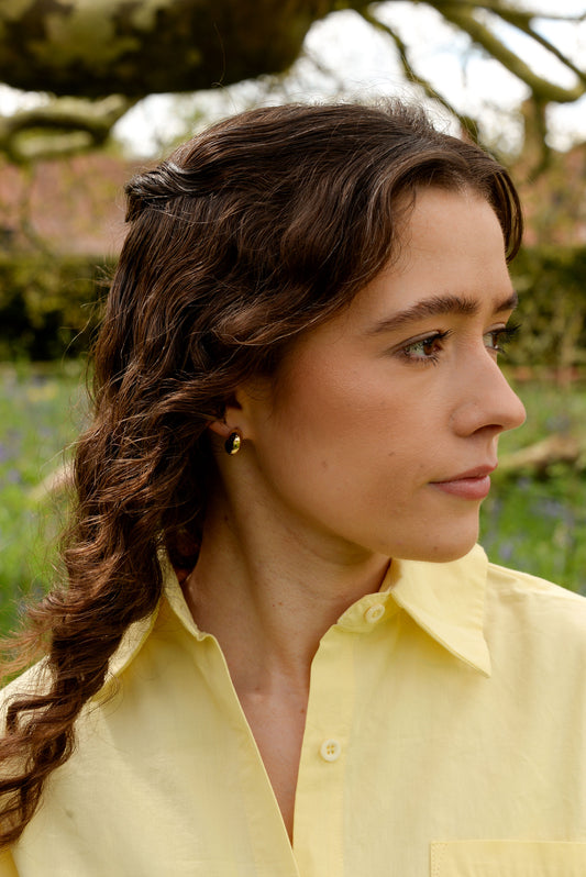 BUBBLE GOLD HOOP