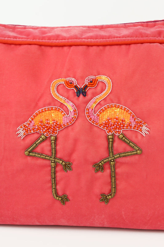 PINK FLAMINGO WASH BAG (8034856894680)