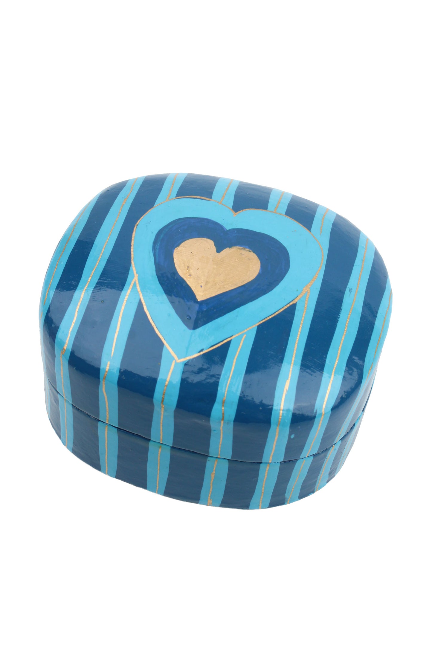 BLUE HEART TRINKET BOX