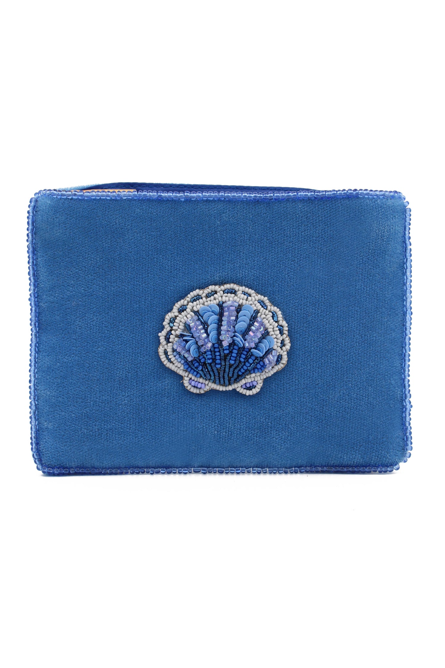 BLUE SHELL SMALL POUCH