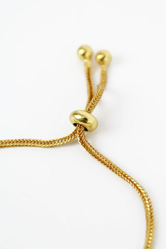 GOLD CRYSTAL HEART BRACELET
