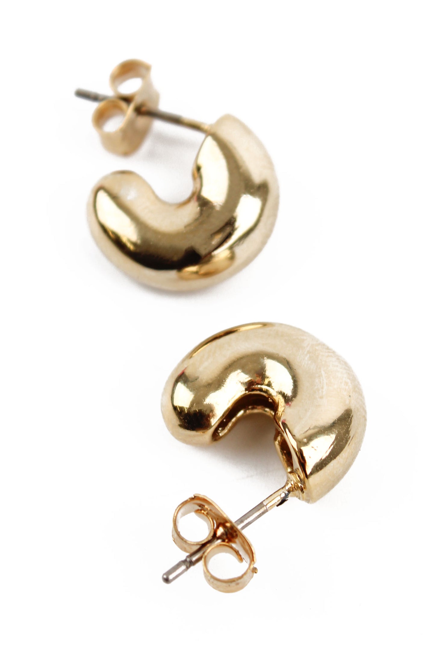 BUBBLE GOLD HOOP