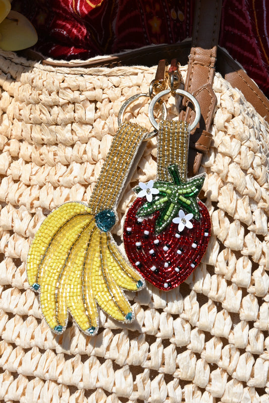 BANANA KEYRING/BAG CHARM