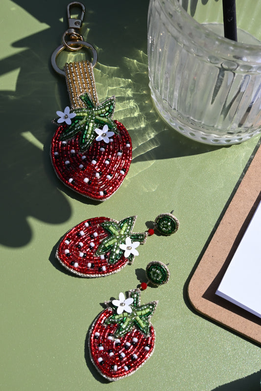 STRAWBERRY KEYRING/BAG CHARM
