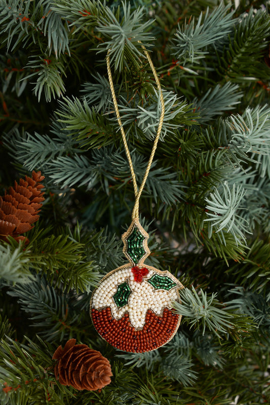 XMAS PUDDING DECORATION