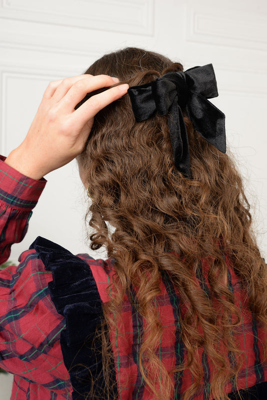 LEOPARD / BLACK / MINK BOW HAIR CLIP PACK