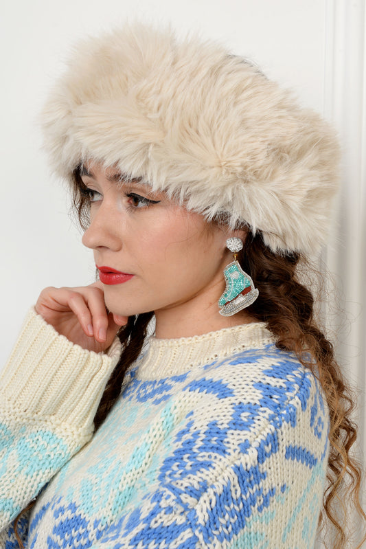ICE SKATE BOOT EARRINGS