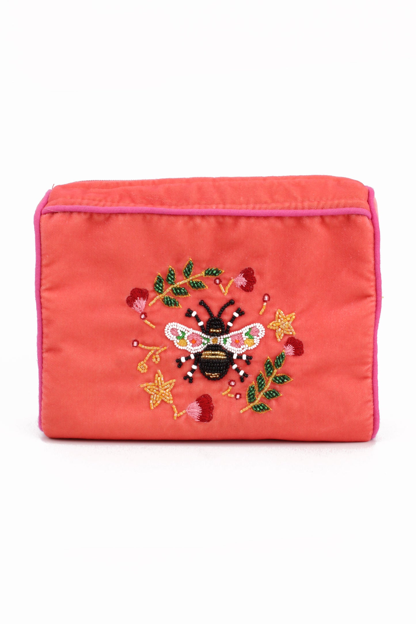 FLORAL BEE MEDIUM POUCH