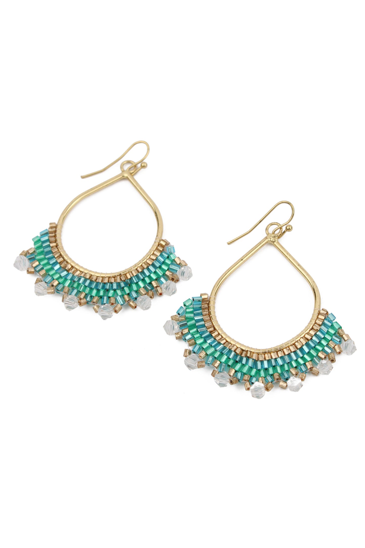 MINT TEARDROP EARRINGS