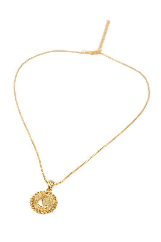 PENDENTIF DÉCOUPÉ LUNE