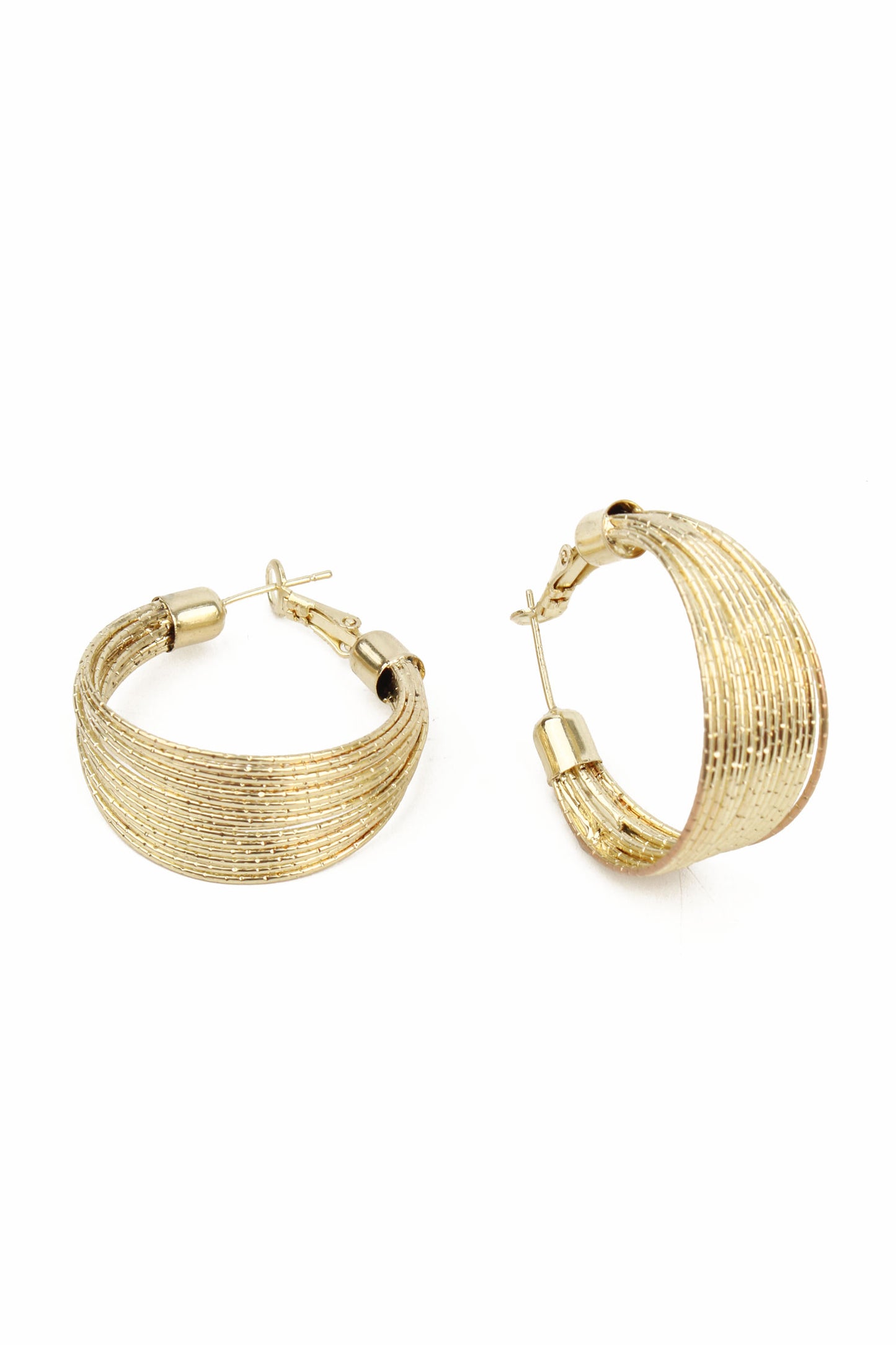 MULTI GOLD HOOPS