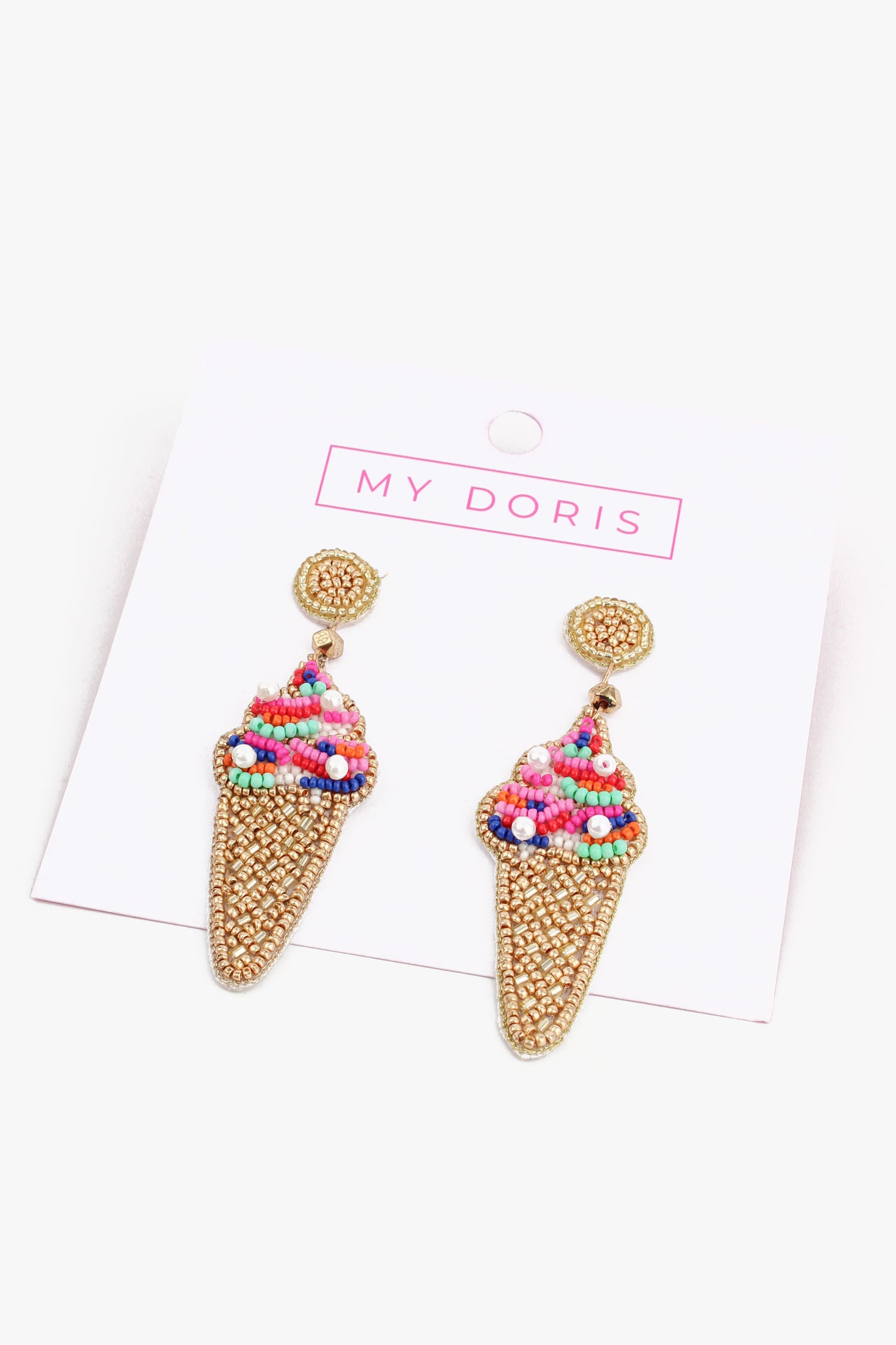 MULTICOLOURED ICE CREAM EARRINGS