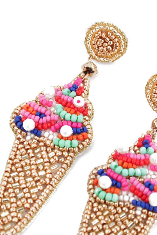 MULTICOLOURED ICE CREAM EARRINGS