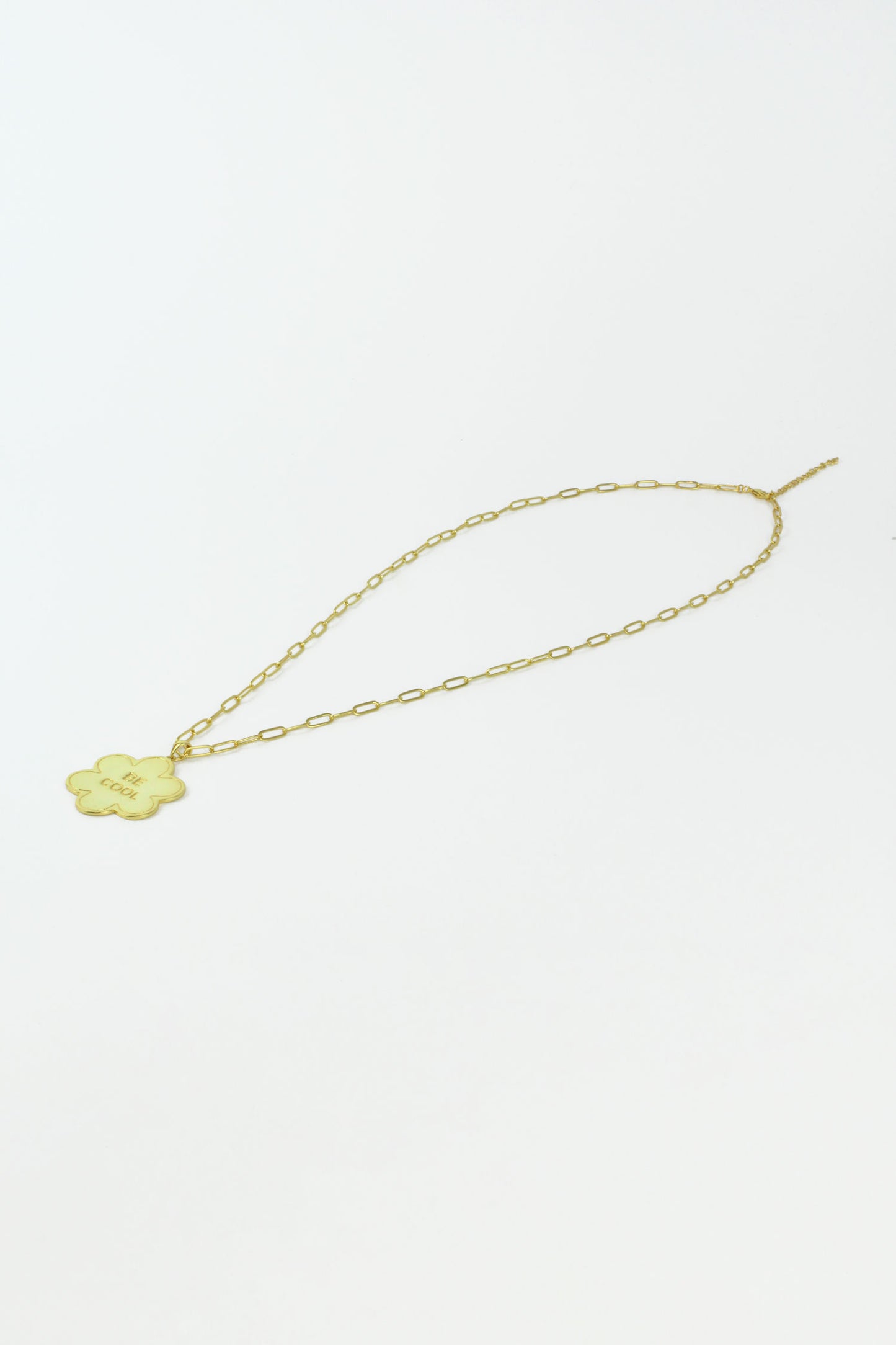 GOLD BE COOL FLOWER LONG NECKLACE (7965652058328)