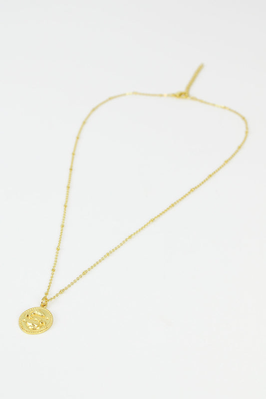 PISCES GOLD PENDANT (8107787878616)