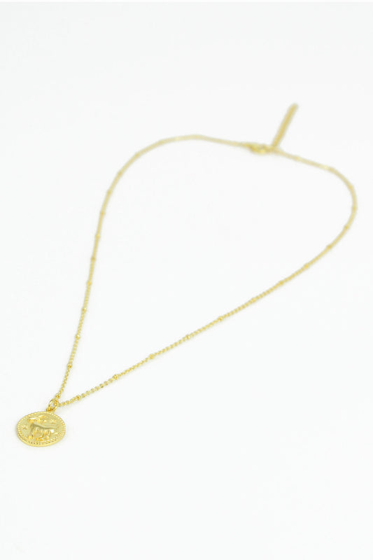 CAPRICORN GOLD PENDANT (8108087017688)