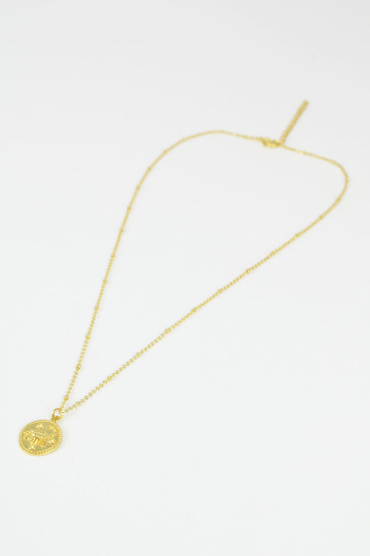 SCORPIO GOLD PENDANT (8108088557784)