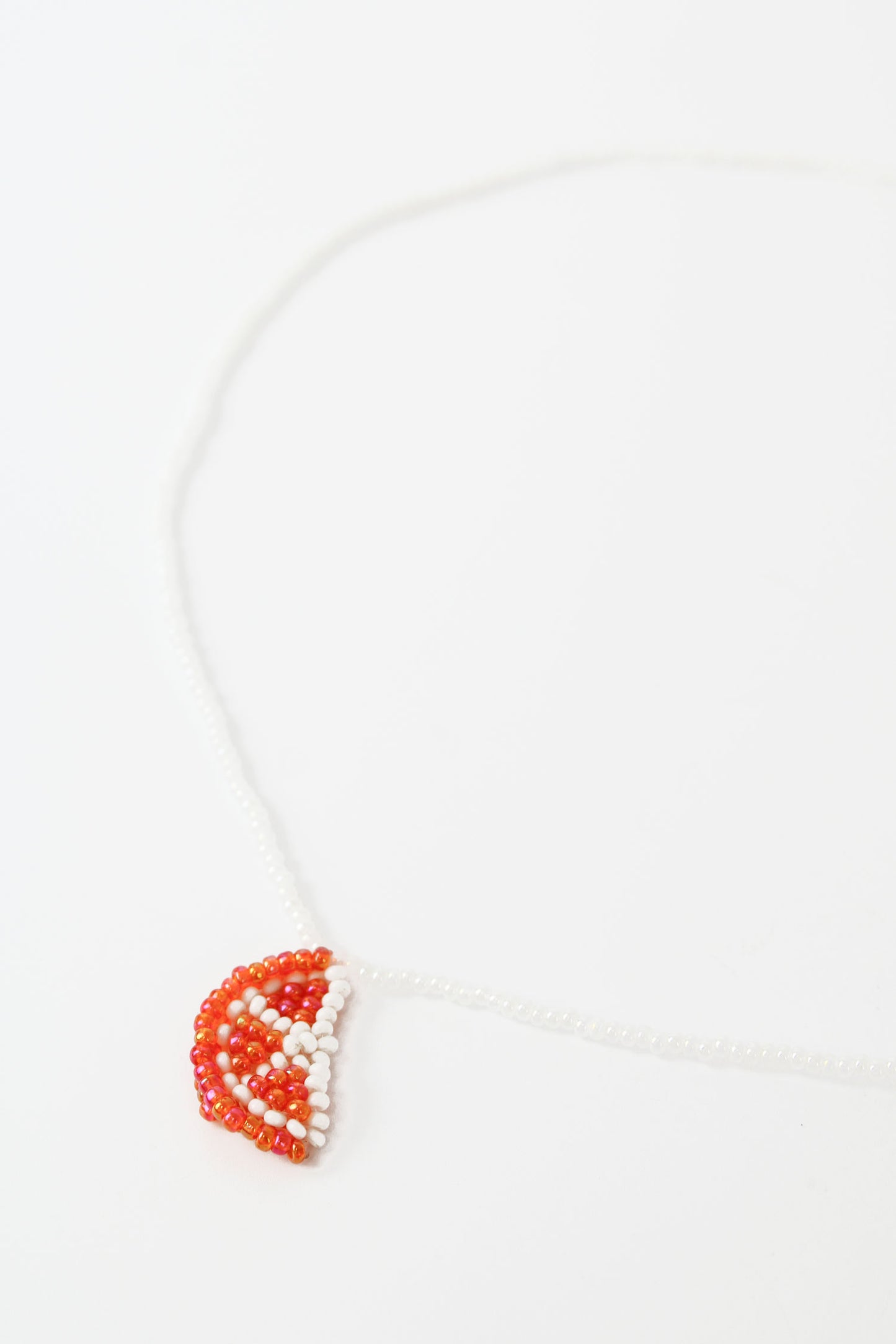 ORANGE PEARL NECKLACE