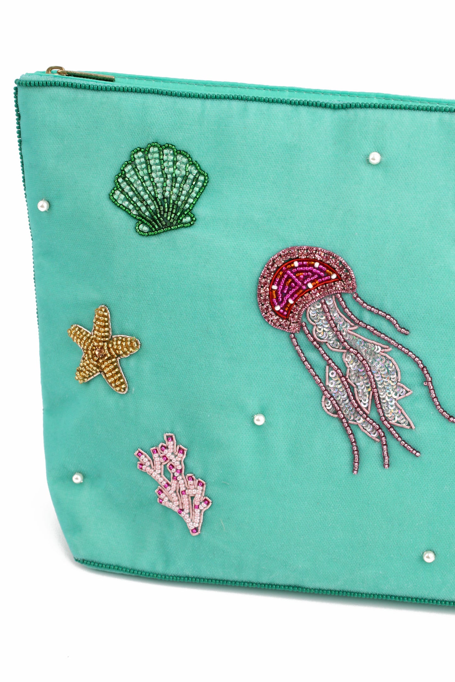 NEW SEA SCENE LARGE POUCH