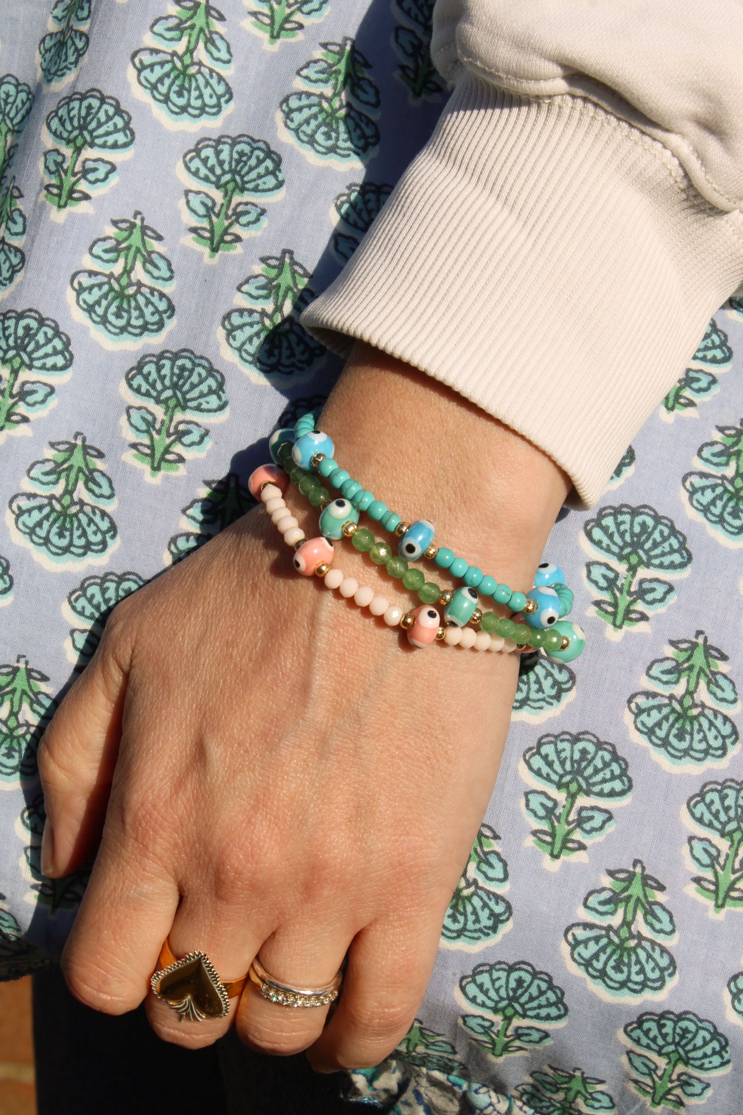 OFFER | BEADED EYE BRACELET PACK: PACK OF 3