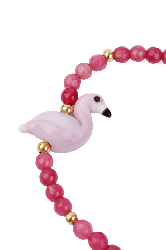 PINK FLAMINGO BRACELET