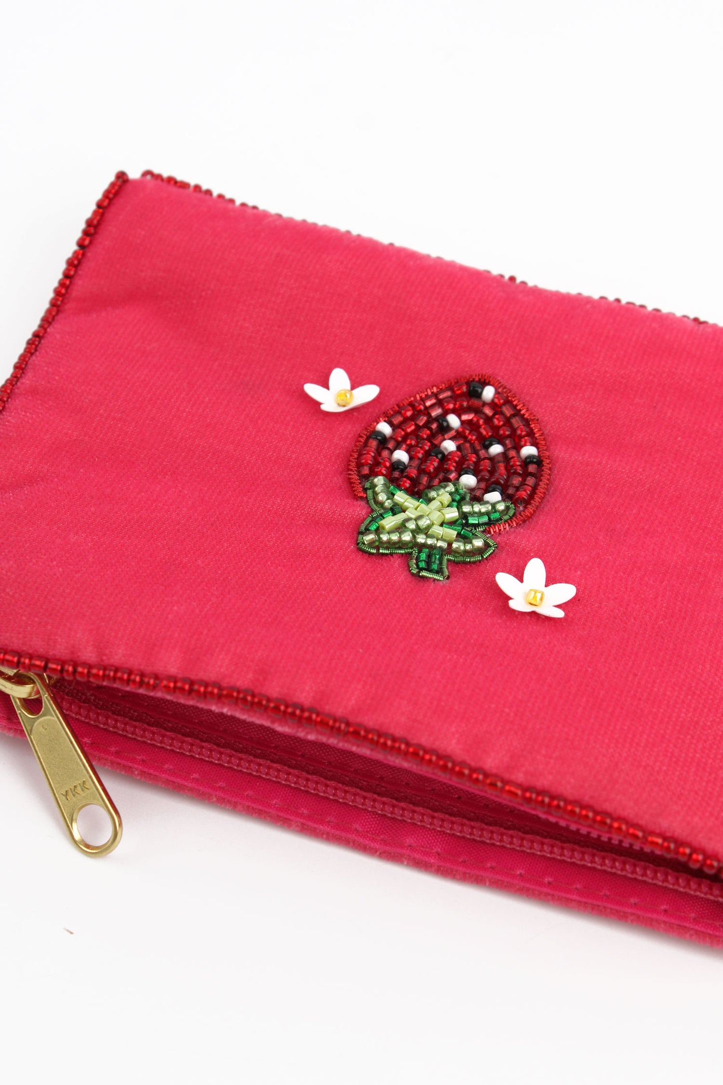 PINK STRAWBERRY SMALL POUCH