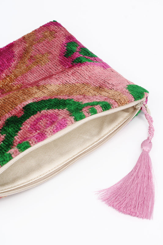PINK SWIRL MEDIUM POUCH