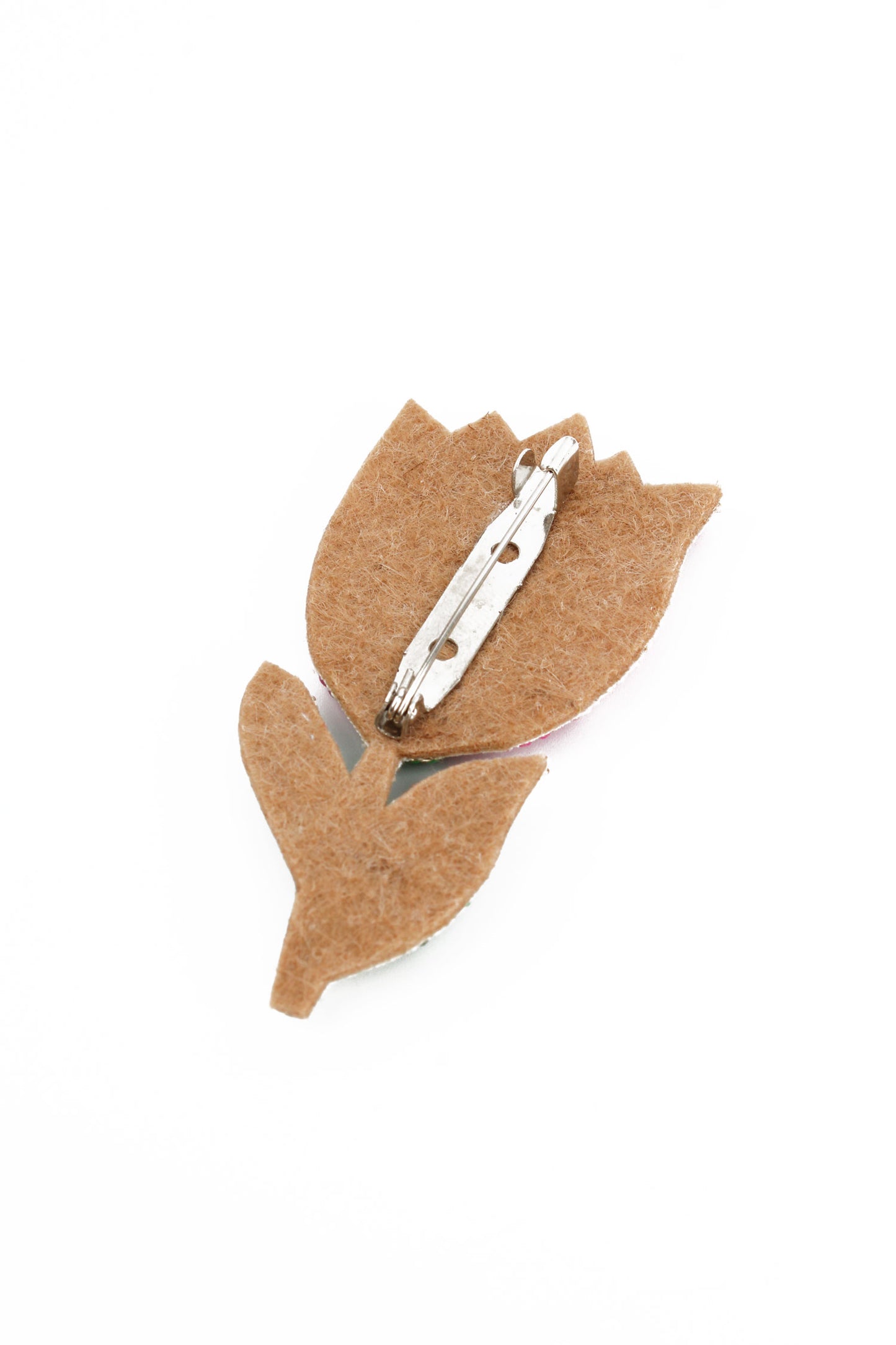 PINK TULIP BROOCH