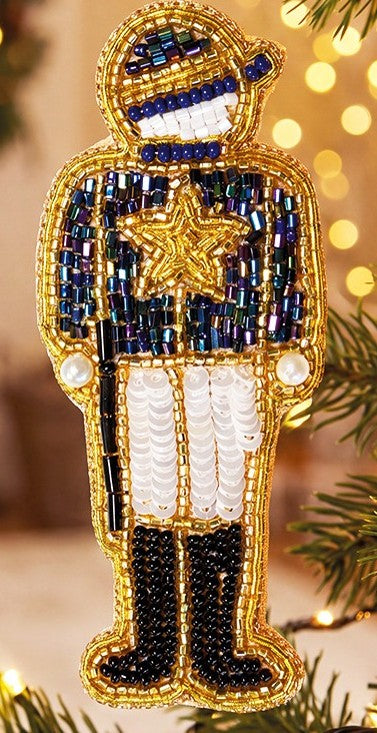 IFJ BLUE AND GOLD STAR JOCKEY DECORATION