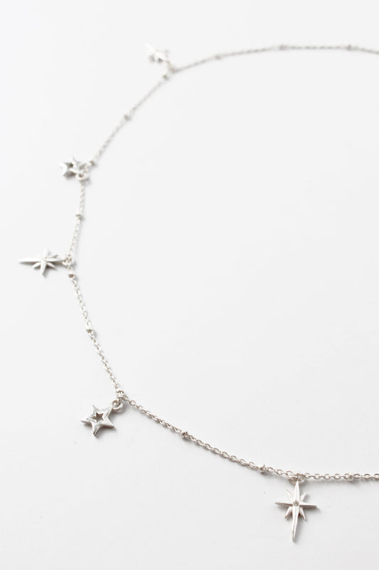 SILVER CHARM NECKLACE