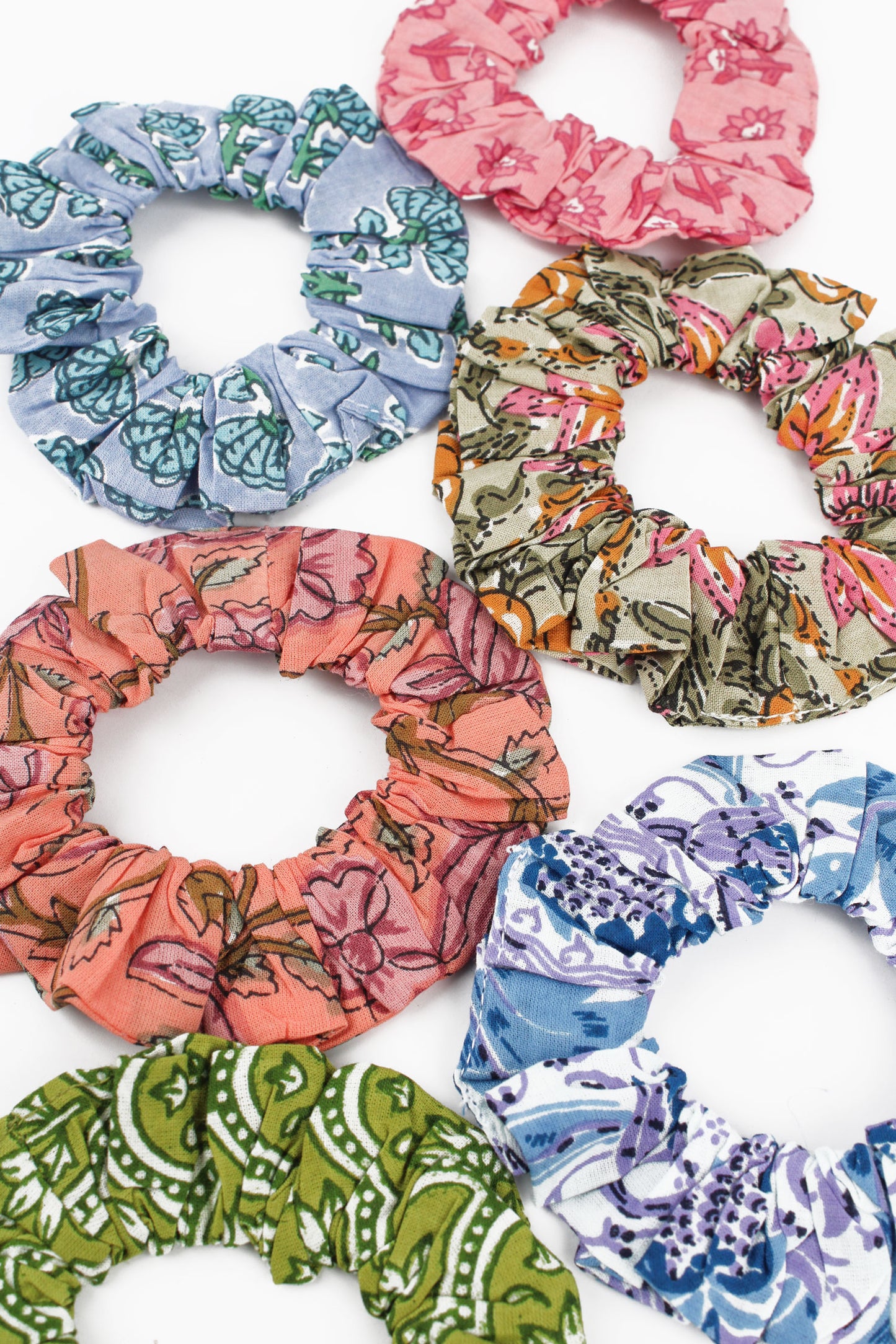 SMALL SCRUNCHIES PACK OF 6