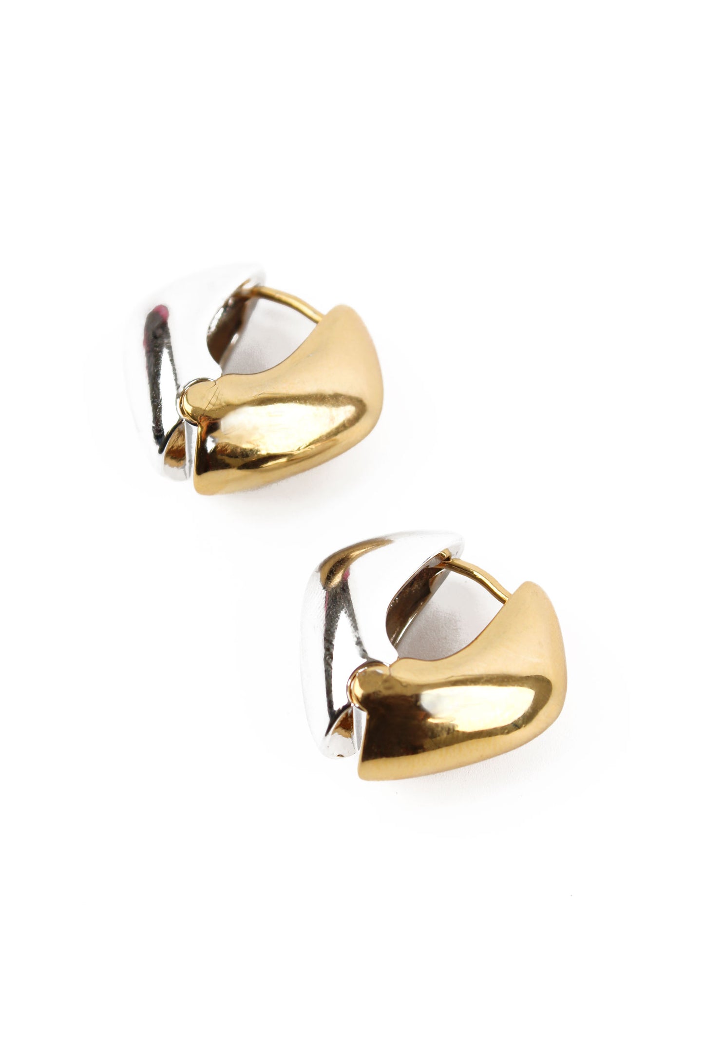STATEMENT TWO TONE EARRING