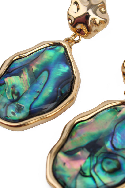 SWIRLY DROP EARRINGS