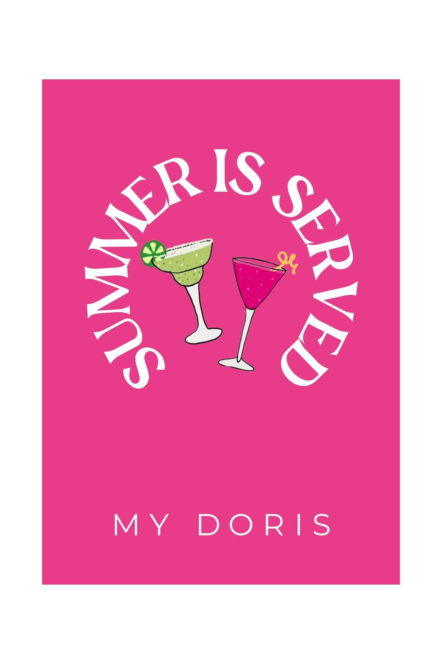 SUMMER IS SERVED POS STRUT CARD