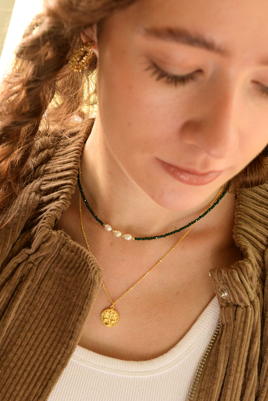 LIBRA GOLD PENDANT - ZODIAC COLLECTION