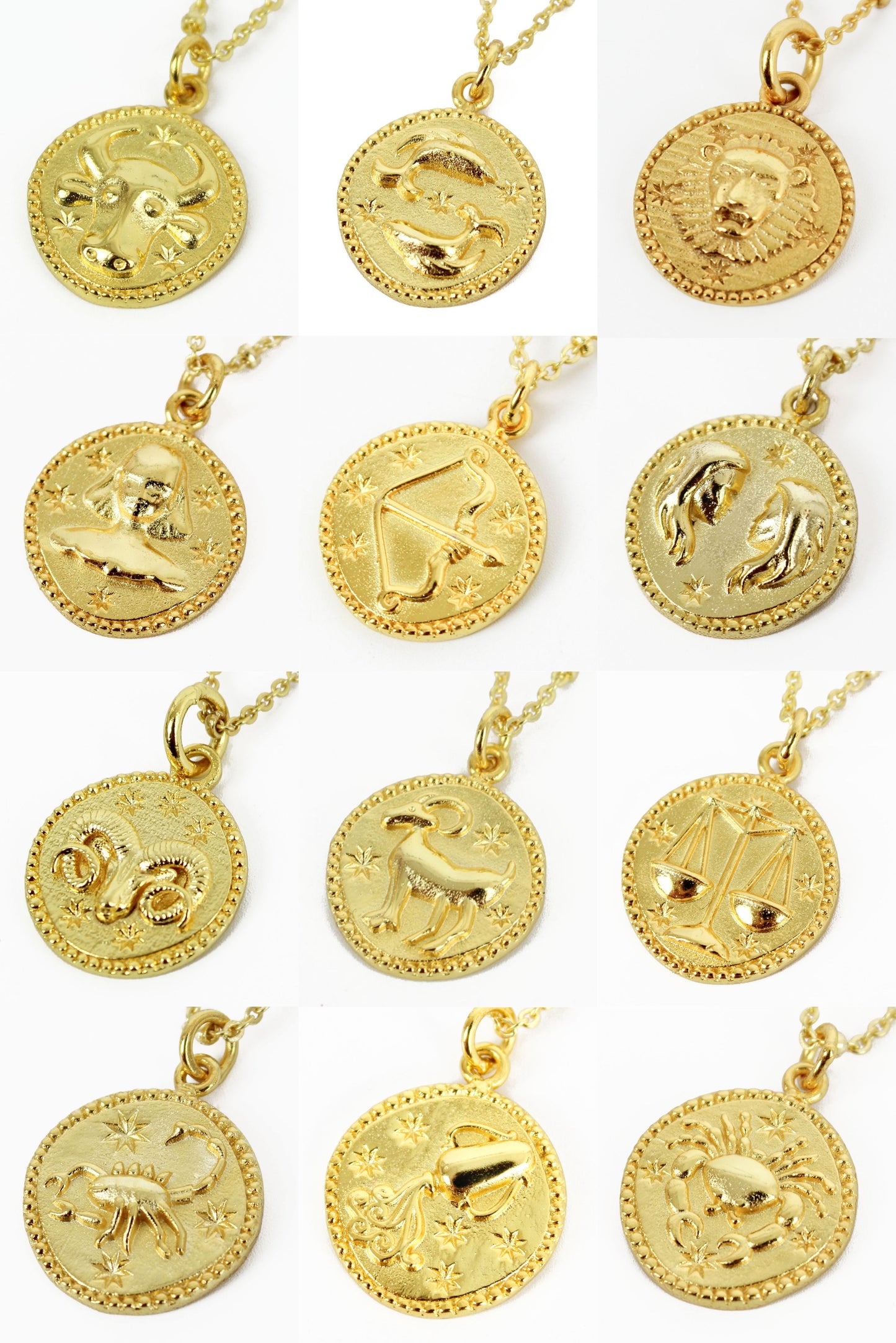 ZODIAC NECKLACES | FULL PACK OF 12
