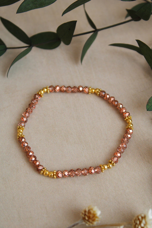 BEAD & GOLD ELASTIC BRACELET (7798071754968)