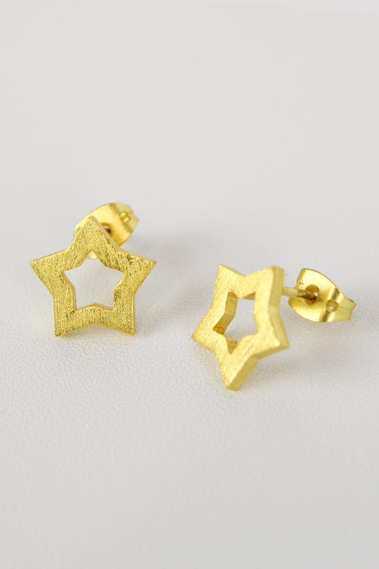 GOLD STAR STUD (7574625812696)