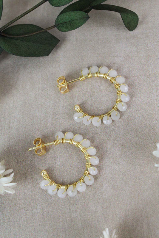 WRAPPED STONE MOONSTONE HOOPS (7871918932184)
