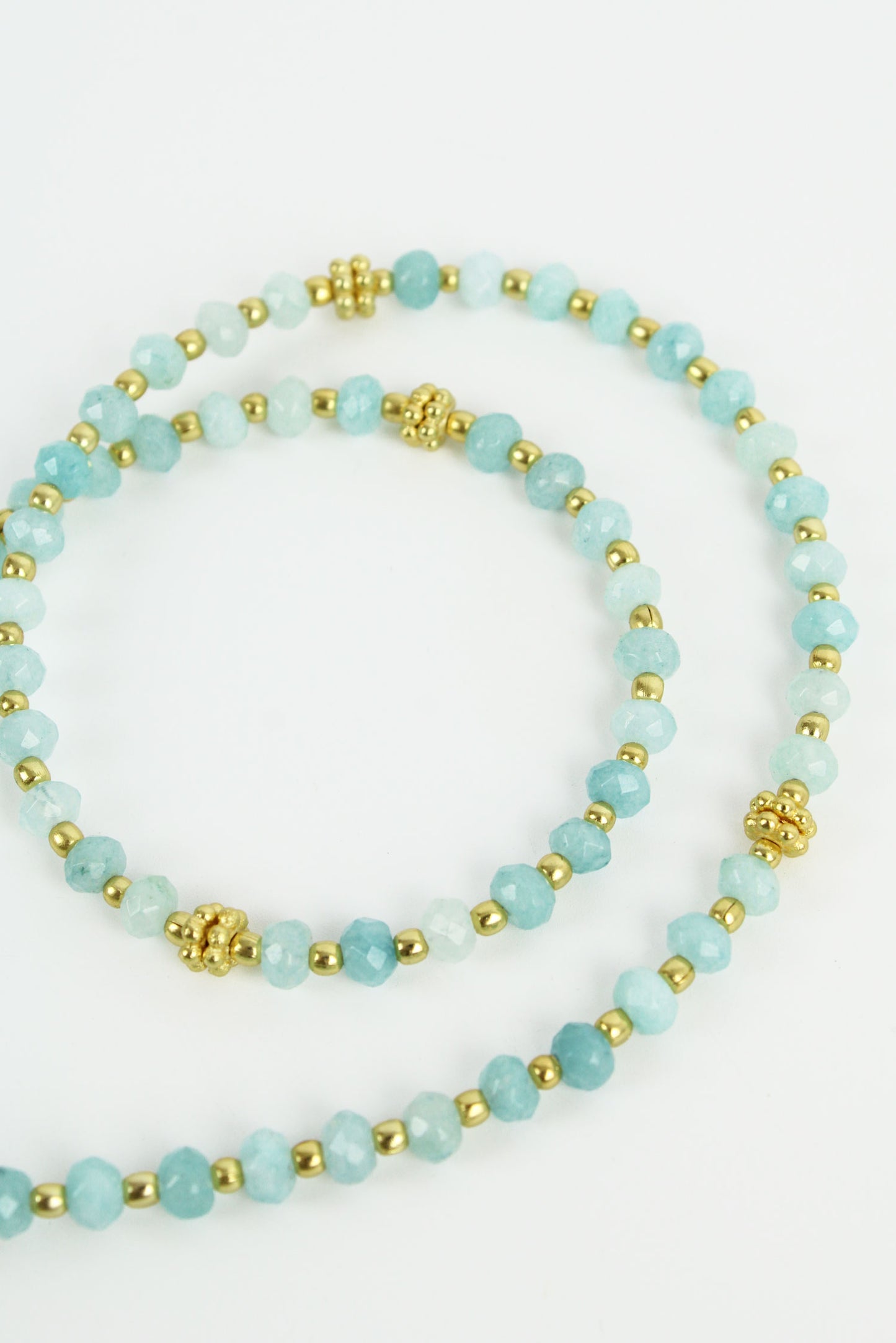 SEMI PRECIOUS STONE FACET BEAD NECKLACE (6622607343803)