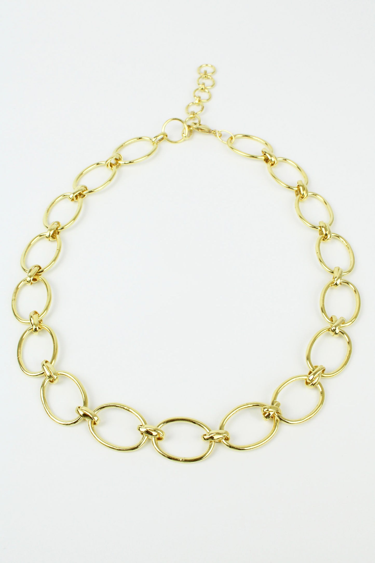 GOLD LINK CHAIN NECKLACE (7885844775128)