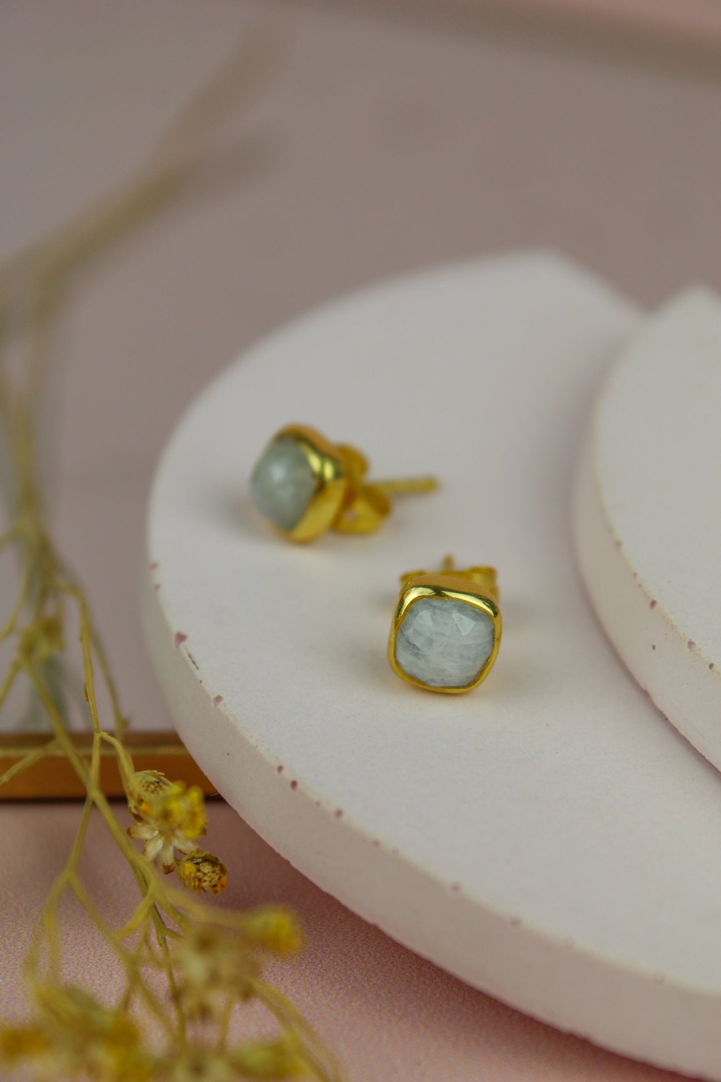 SEMI PRECIOUS TINY STUD (7580071035096)