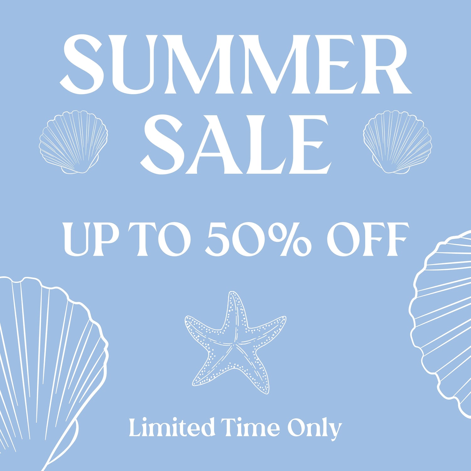 Summar Sale - 50% off