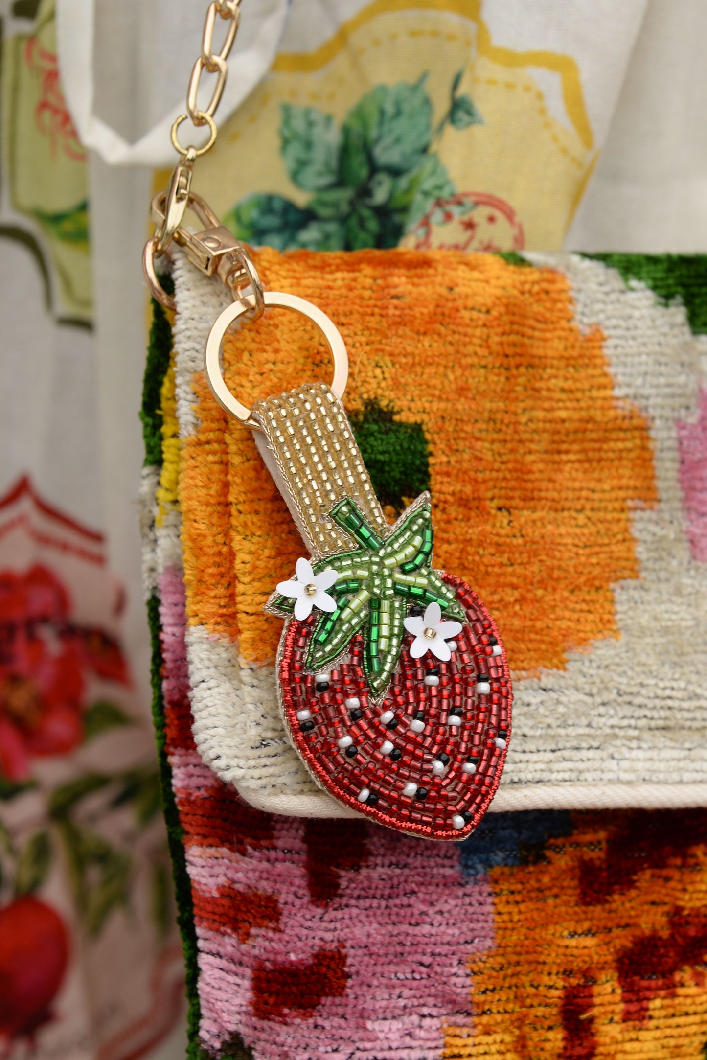 STRAWBERRY KEYRING/BAG CHARM