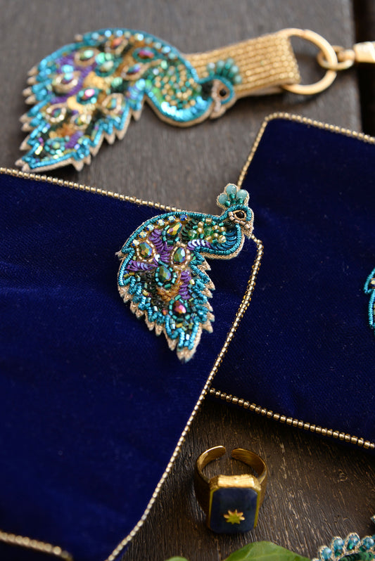 PEACOCK BROOCH