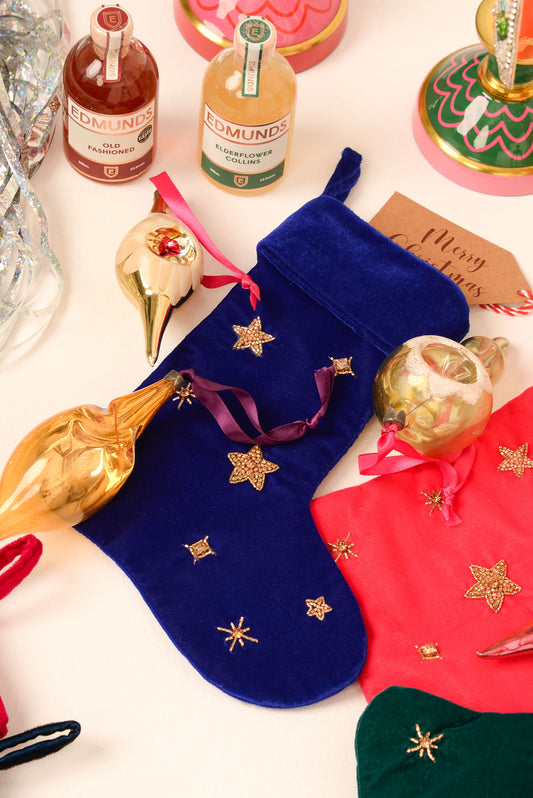 BIG BLUE STAR STOCKING
