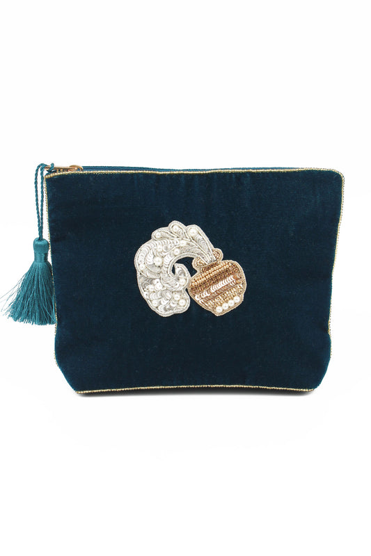 AQUARIUS MEDIUM POUCH - ZODIAC COLLECTION JANUARY 20th - FEBRUARY 18th