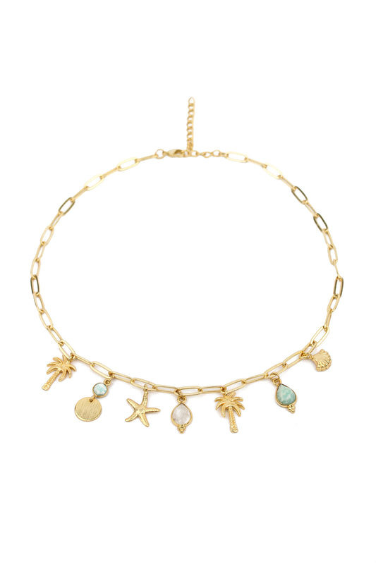 BEACH CHARM NECKLACE